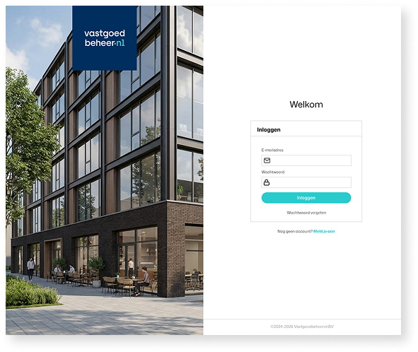 Vastgoedbeheer - login